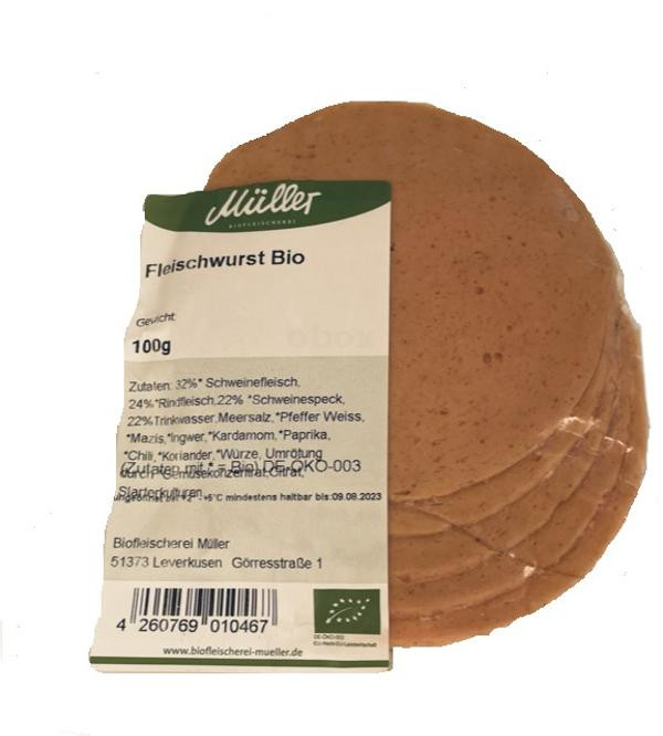 Produktfoto zu Fleischwurst, 100g