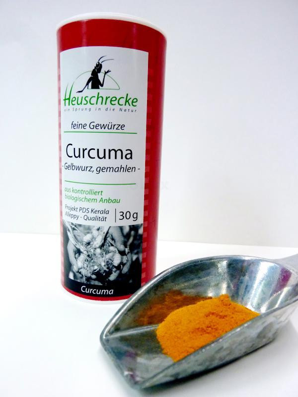 Produktfoto zu CURCUMA, gemahlen, Alleppy 30gr