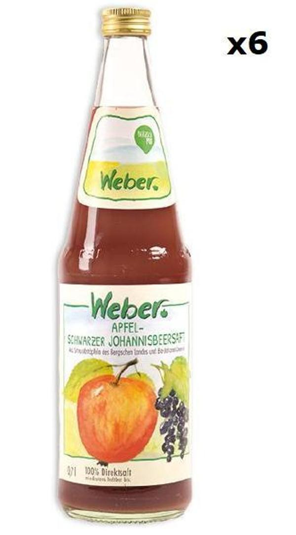 Produktfoto zu APFEL-JOHANNISBEER Saft. Kiste mit 6 Flaschen incl. 2,40€ Pfand