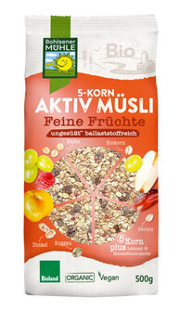 Produktfoto zu 5-Korn Müsli Feine Früchte, 500g