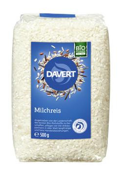 Produktfoto zu Milchreis 500gr Tro_Davert