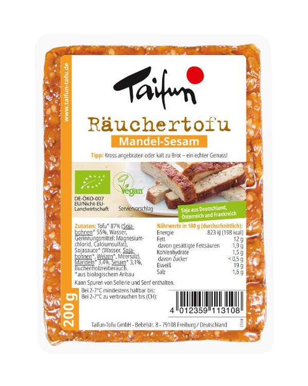 Produktfoto zu Tofu Mandel Sesam 200gr