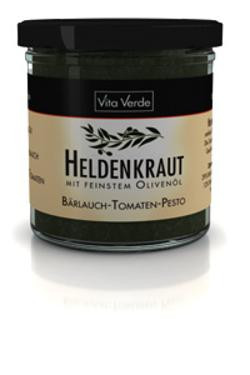 Produktfoto zu Heldenkraut Bärlauch-Chili Pesto, 165gr