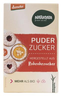 Produktfoto zu Puderzucker aus Rohrohrzucker, 125g