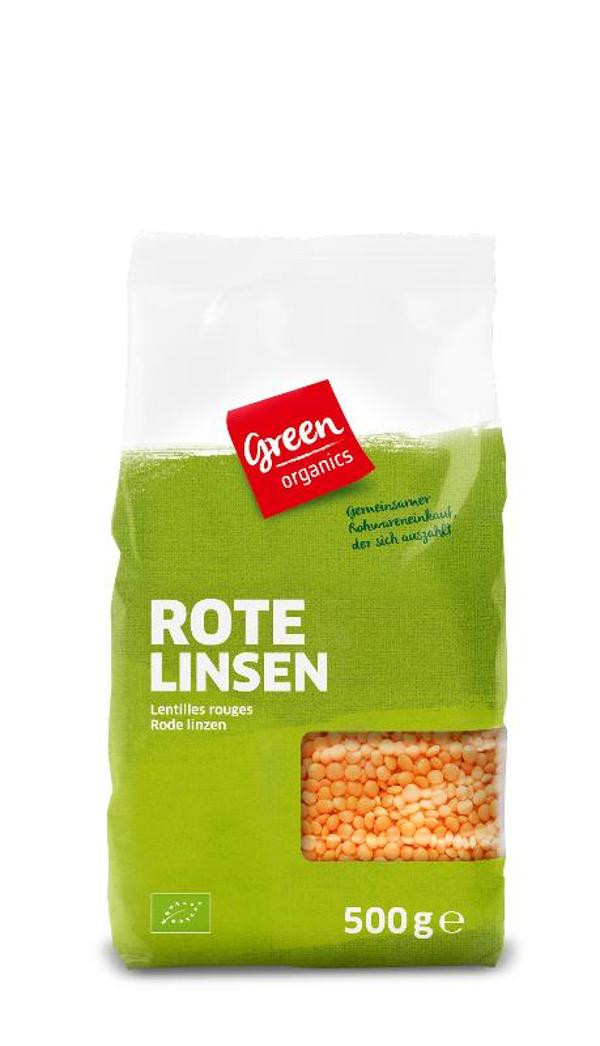 Produktfoto zu Linsen, rot 500gr