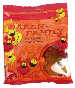 Produktfoto zu BärenFamily, 100g, Fruchtgummi ohne Gelatine