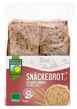 Produktfoto zu Snäckebrot Sesam-Dinkel, 200g, vegan