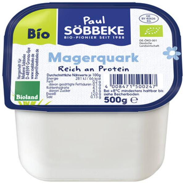 Produktfoto zu Quark, mager 500g