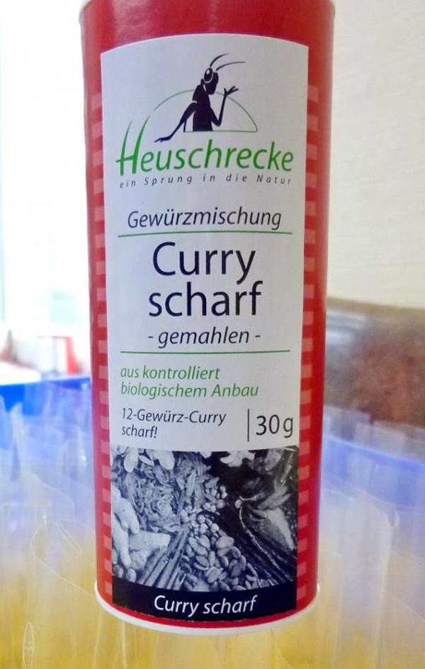 Produktfoto zu CURRY-PULVER, scharf 30gr