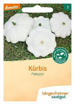 Produktfoto zu Kürbis, Patisson SAATGUT